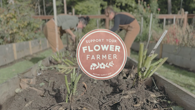 Flower Farming. Buy local